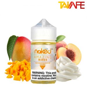 جویس نیکد میکس خامه هلو انبه یخ NAKED AMAZING MANGO ICE JUICE