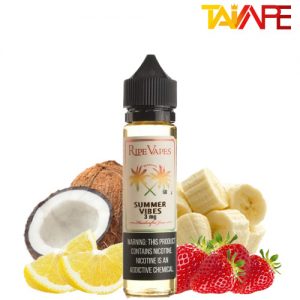 جویس رایپ ویپز نارگیل و موز و توت فرنگی RIPE VAPES SUMMER VIBES JUICE