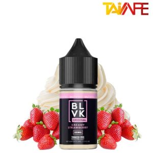 سالت بی ال وی کی توت فرنگی خامه BLVK Creamy Strawberry