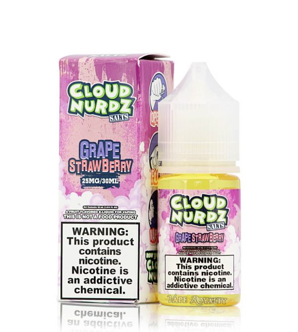 سالت کلود نوردز انگور توتفرنگی CLOUD NURDZ GRAPE STRAWBERRY