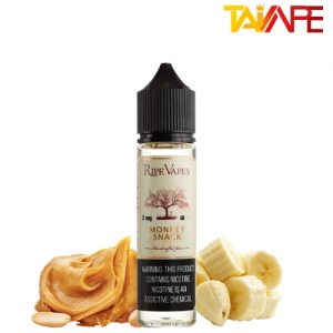 جویس رایپ ویپز موز کره بادام زمینی RIPE VAPES MONKEY SNACK