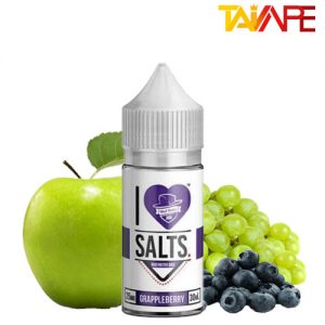 سالت آی لاو سالت سیب انگور بلوبری I LOVE SALTS GRAPPLEBERRY NIC SALT