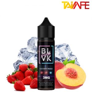 جویس بی ال وی کی توت‌فرنگی هلو یخ BLVK Iced Berry Peach-Pink Series