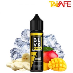 جویس بی ال وی کی انبه موز یخ BLVK Mango Banana Ice-Yellow Series