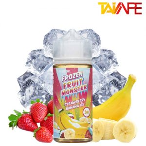 جویس مانستر موز توت فرنگی یخ FRZ MONSTER STRAWBERRY BANANA 100ml