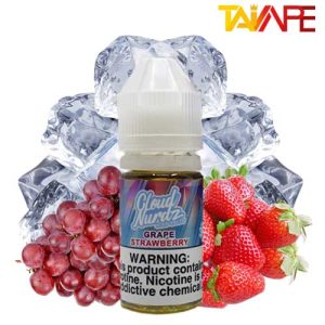 سالت کلود نوردز انگور توت فرنگی یخ Cloud Nurdz Greape Strawberry Iced 30ML