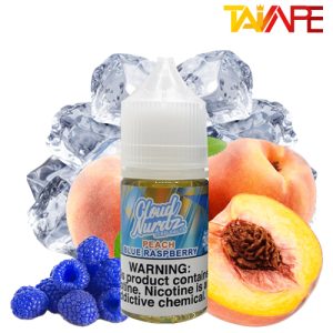 سالت کلود نوردز هلو تمشک آبی یخ CLOUD NURDZ Peach Blue Raspberry Iced 30ML