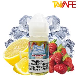 سالت کلودنوردز توت‌فرنگی لیمو یخ CLOUD NURDZ Strawberry Lemon Iced 30ML