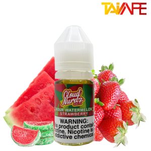 سالت کلود نوردز هندوانه توت فرنگی CLOUD NURDZ SOUR WATERMELON STRAWBERRY 30ML