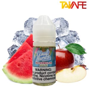 سالت کلود نوردز هندوانه سیب یخ CLOUD NURDZ Watermelon Apple Iced 30ML