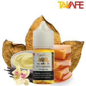 خرید سالت نیکوتین رایپ ویپز تنباکو کاستارد کارامل | RIPE VAPES VCT CARAMEL 30ml