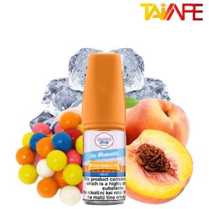 سالت دینرلیدی آدامس بادکنکی هلو یخ DINNER LADY PEACH BUBBLE ICE 30ML