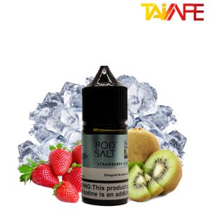 سالت نیکوتین پادسالت توت‌فرنگی کیوی یخ Pod Salt Strawberry Kiwi Ice 30ml