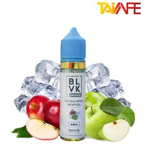 جویس بی ال وی کی دو سیب یخ BLVK DOUBLE APPLE MENTHOL 60ML