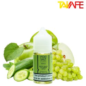 سالت نیکوتین پاد سالت انگور سیب Pod Salt White Grape Cucumber Apple 30ML