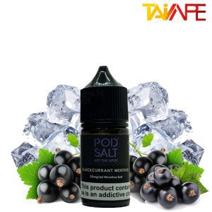 سالت نیکوتین پاد سالت انگور فرنگی یخ POD SALT BLACKCURRANT MENTHOL 30ML