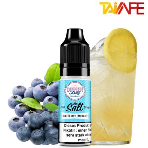 سالت دینرلیدی بلوبری لیموناد DINNER LADY BLUEBERRY LEMONADE 10ML