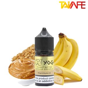 سالت نیکوتین پاد سالت کره بادام زمینی موز Pod Salt Peanut Butter Banana Granola 30ML