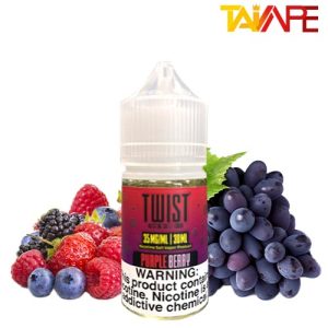 سالت توئیست انگور بلوبری توت‌فرنگی TWIST PURPLE BERRY 30ML