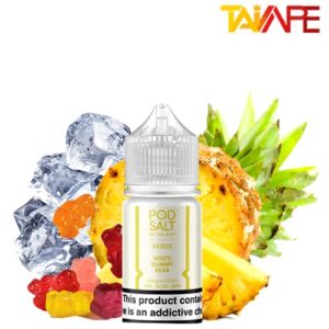 سالت پاد سالت پاستیل آناناس یخ POD SALT WHITE GUMMY BEAR ICE 30ML