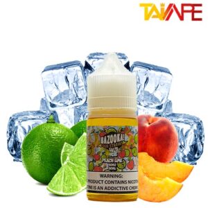 سالت هلو لیمو یخ بازوکا BAZOOKA PEACH LIME ICE 30ML