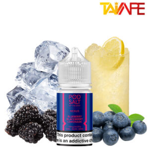 سالت بلوبری شاتوت یخ pod salt blueberry blackberry lemonade ice