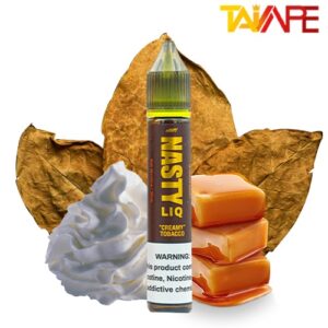 خرید سالت نستی تنباکو کارامل خامه NASTY LIQ CREAMY TOBACCO 30ML