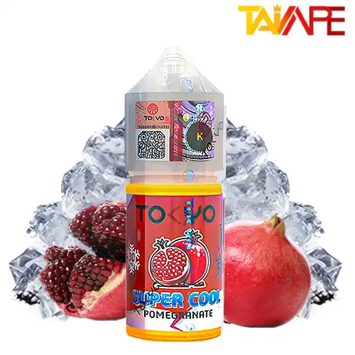 سالت توکیو انار یخ 30ML خرید سالت توکیو انار یخ TOKYO SUPER COOL POMEGRANATE 30ML