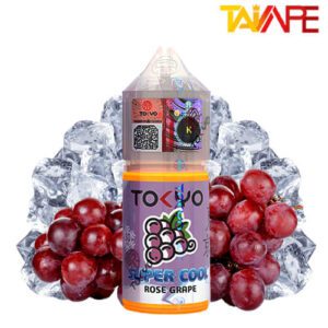 خرید سالت توکیو انگور قرمز یخ TOKYO SUPER COOL ROSE GRAPE 30ML