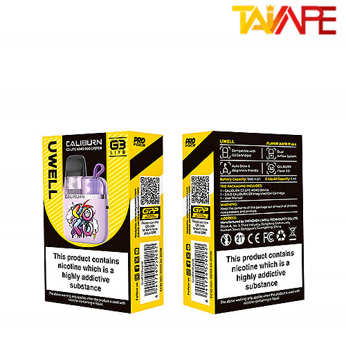 پاد سیستم یوول کالیبرن جی 3 لایت کوکو خرید پاد سیستم یوول کالیبرن جی 3 لایت کوکو UWELL CALIBURN G3 LITE KOKO