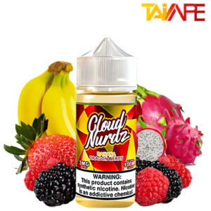 خرید جویس کلود نوردز موز دراگون فروت تمشک CLOUD NURDZ BANANA DRAGON BERRY 100ML