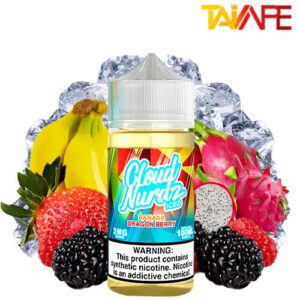 خرید جویس کلود نوردز موز دراگون فروت یخ CLOUD NURDZ ICED BANANA DRAGON BERRY 100ML
