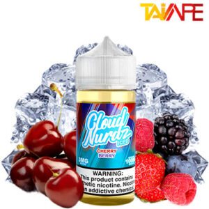 خرید جویس کلود نوردز گیلاس تمشک یخ CLOUD NURDZ ICED CHERRY BERRY 100ML