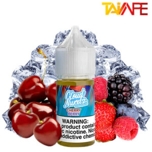 خرید سالت کلود نوردز گیلاس تمشک یخ CLOUD NURDZ ICED CHERRY BERRY 30ML