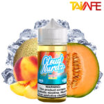 خرید جویس هلو ملون یخ کلود نوردز (100میل) CLOUD NURDZ ICED PEACH MELON