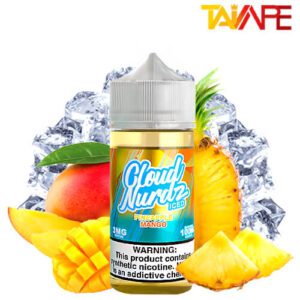 خرید جویس کلود نوردز آناناس انبه یخ CLOUD NURDZ ICED PINEAPPLE MANGO 100ML