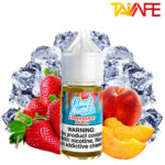 خرید سالت کلود نوردز توت فرنگی هلو یخ CLOUD NURDZ ICED STRAWBERRY PEACH 30ML