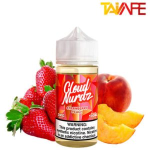 خرید جویس کلودنوردز توت فرنگی هلو CLOUD NURDZ STRAWBERRY PEACH 100ML