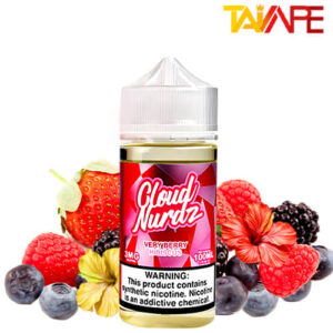 خرید جویس کلود نوردز تمشک شاتوت بلوبری CLOUD NURDZ VERY BERRY HIBISCUS 100ML