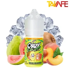 خرید سالت توکیو گواوا هلو کیوی یخ TOKYO CRAZY FRUITS GUAVA PEACH KIWI 30ML