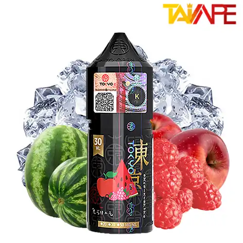 سالت توکیو سیب تمشک هندوانه یخ 30ML خرید سالت توکیو سیب تمشک هندوانه یخ TOKYO GOLDEN APPLE RASPBERRY MELON 30ML