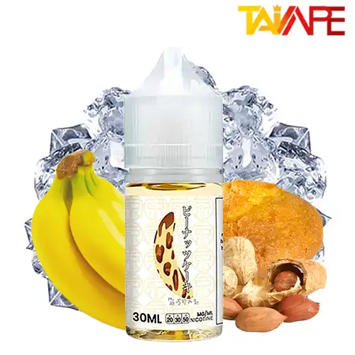 سالت توکیو کیک بادام زمینی موز یخ 30ML خرید سالت توکیو کیک بادام زمینی موز یخ TOKYO ICED PEANUT CAKE 30ML