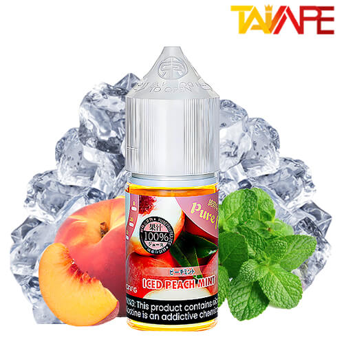 سالت توکیو هلو نعناع یخ خرید سالت توکیو هلو نعناع یخ TOKYO PURE FRUIT ICED PEACH MINT 30ML