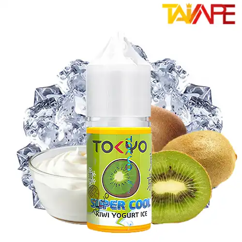 سالت توکیو کیوی ماست یخ 30ML خرید سالت توکیو کیوی ماست یخ TOKYO SUPER COOL KIWI YOGURT ICE 30ML