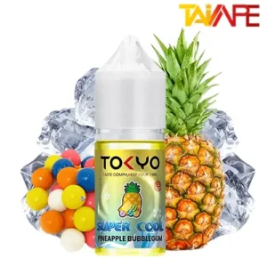 خرید سالت توکیو آدامس آناناس یخ TOKYO SUPER COOL PINEAPPLE BUBBLEGUM 30ML