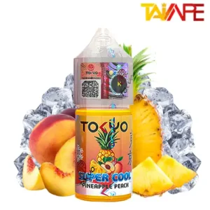 خرید سالت توکیو آناناس هلو یخ TOKYO SUPER COOL PINEAPPLE PEACH 30ML