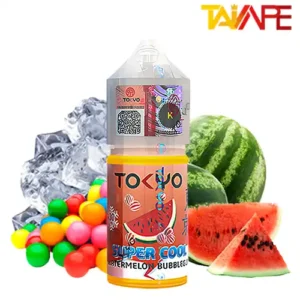 خرید سالت توکیو آدامس هندوانه یخ TOKYO SUPER COOL WATERMELON BUBBLEGUM 30ML