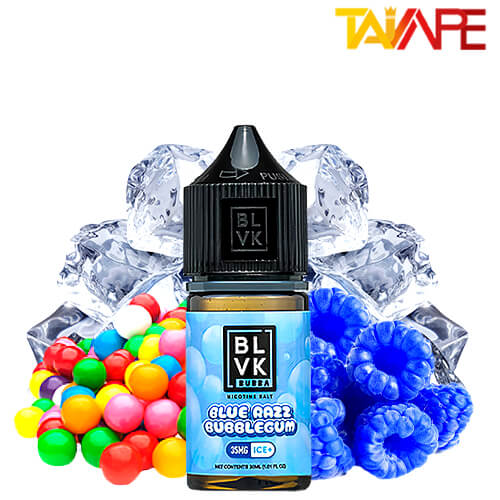 سالت آدامس تمشک یخ بی ال وی کی (30میل) خرید سالت آدامس تمشک یخ بی ال وی کی BLVK BUBBA BLUE RAZZ BUBBLEGUM ICE 30ML
