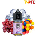 خرید سالت بی ال وی کی آدامس انگور یخ BLVK BUBBA GRAPE BUBBLEGUM ICE 30ml