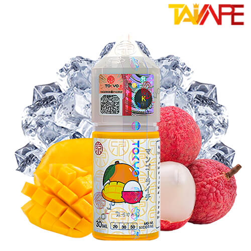 سالت توکیو انبه لیچی یخ 30میل خرید سالت توکیو انبه لیچی یخ TOKYO ICED MANGO LYCHEE 30ML